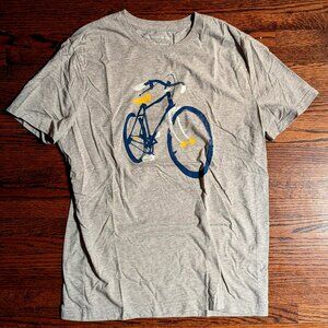 Banana Republic Bike Graphic Tee - Gray - Adult - Medium